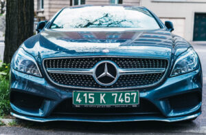 voiture plaque immatriculation verte