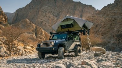 camping tente jeep